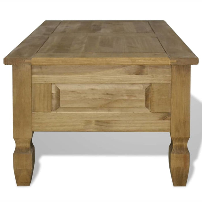 Coffee Table Mexican Pine Corona Range 100x60x45 Cm Xatitl