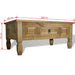 Coffee Table Mexican Pine Corona Range 100x60x45 Cm Xatitl