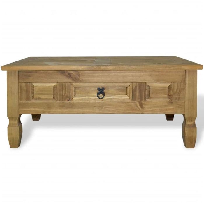 Coffee Table Mexican Pine Corona Range 100x60x45 Cm Xatitl