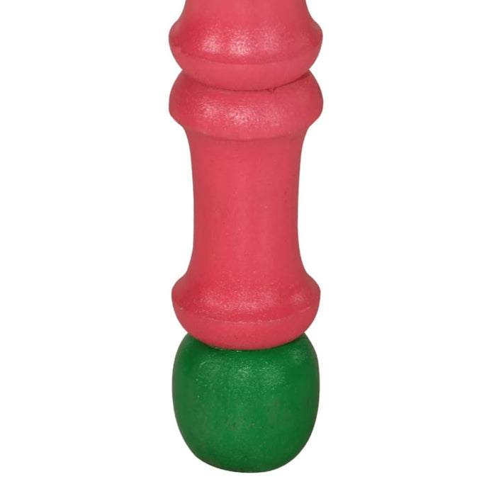 Coffee Table Pink Hand Painted Solid Wood Mango Tptilx