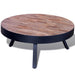 Coffee Table Round Reclaimed Teak Wood Xaoioa