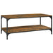 Coffee Table Smoked Oak 100x50x40 Cm Engineered Wood Noktla