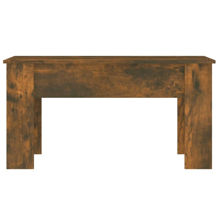 Coffee Table Smoked Oak 101x49x52 Cm Engineered Wood Nokxin