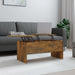 Coffee Table Smoked Oak 102x50.5x46.5 Cm Engineered Wood