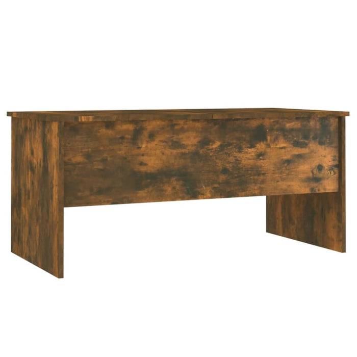 Coffee Table Smoked Oak 102x50.5x46.5 Cm Engineered Wood