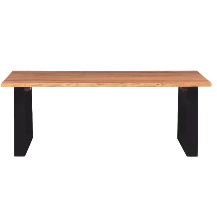Coffee Table Solid Acacia Wood 110x60x40 Cm Xaakkl