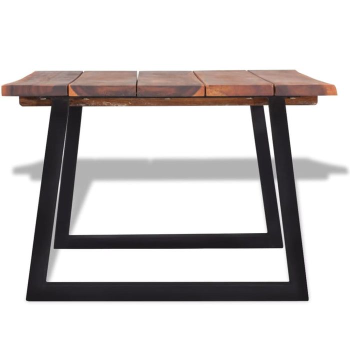 Coffee Table Solid Acacia Wood 110x60x40 Cm Xaakkl
