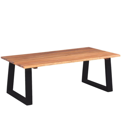 Coffee Table Solid Acacia Wood 110x60x40 Cm Xaakkl