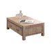 Coffee Table Solid Acacia Wood & Veneer 1 Drawers Storage