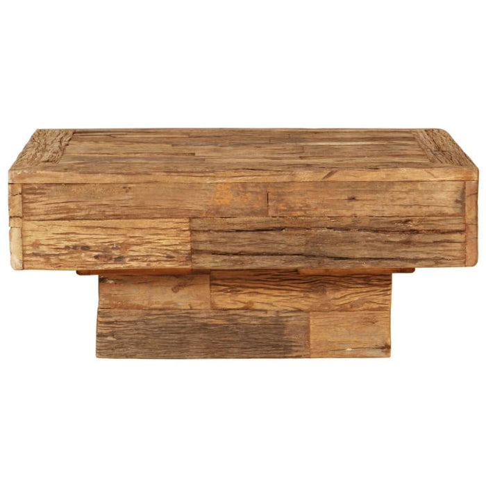 Coffee Table Solid Reclaimed Wood 70x70x30 Cm Xalaxb