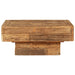 Coffee Table Solid Reclaimed Wood 70x70x30 Cm Xalaxb