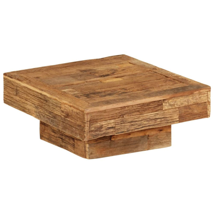 Coffee Table Solid Reclaimed Wood 70x70x30 Cm Xalaxb