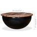 Coffee Table Solid Reclaimed Wood Black Bowl Shape Xapxpk