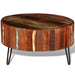 Coffee Table Solid Reclaimed Wood Round Xaolxl