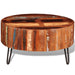 Coffee Table Solid Reclaimed Wood Round Xaolxl