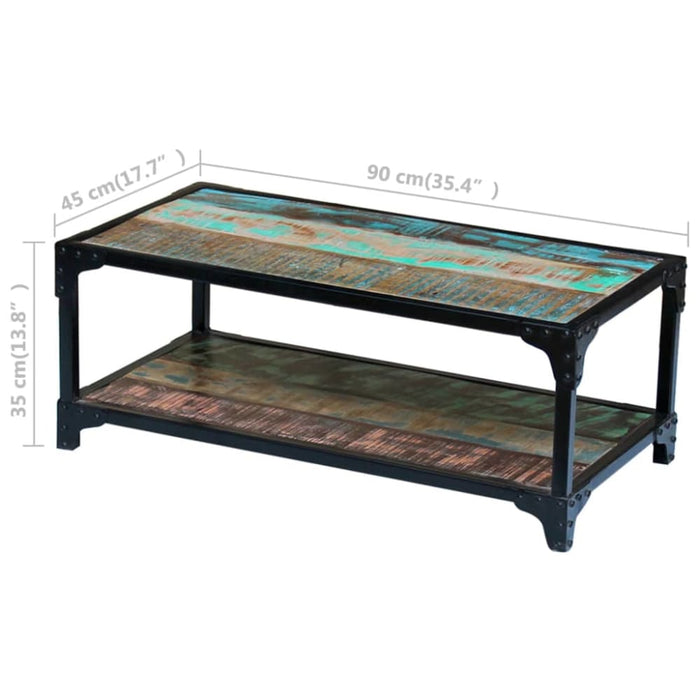 Coffee Table Solid Reclaimed Wood Xatxix