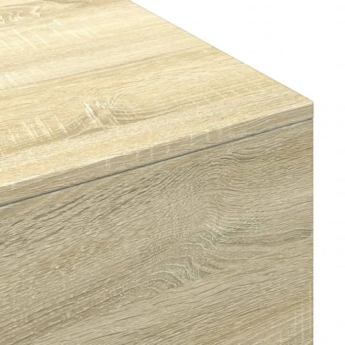 Coffee Table Sonoma Oak 100x49.5x31 Cm Engineered Wood