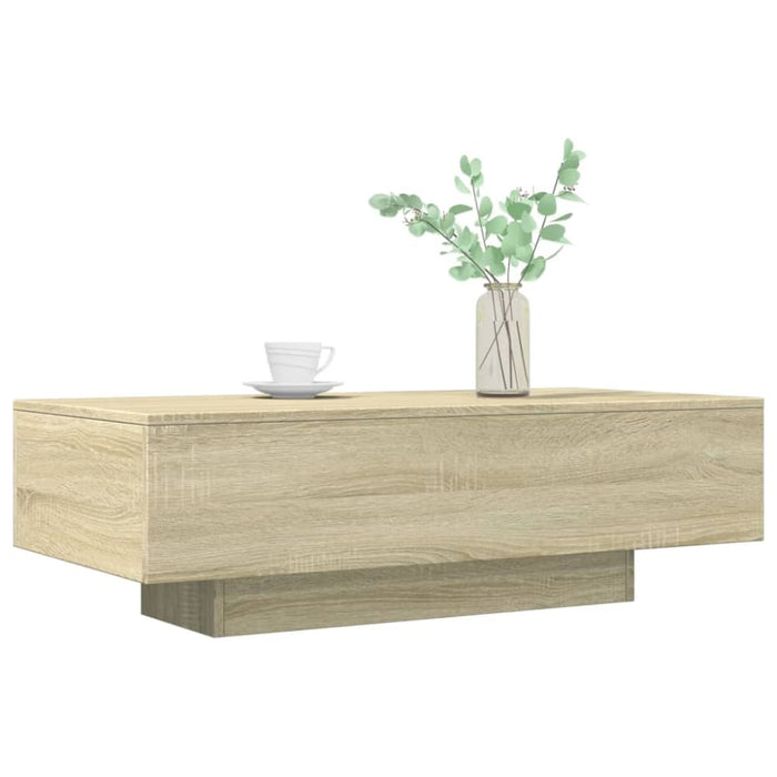 Coffee Table Sonoma Oak 100x49.5x31 Cm Engineered Wood