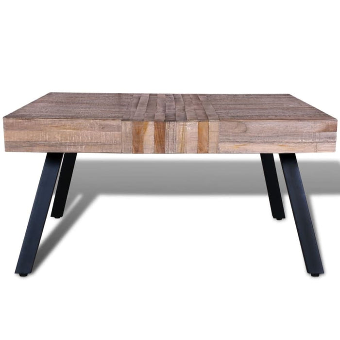 Coffee Table Square Reclaimed Teak Wood Xaoibl