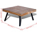Coffee Table Square Reclaimed Teak Wood Xaoibl