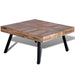 Coffee Table Square Reclaimed Teak Wood Xaoibl