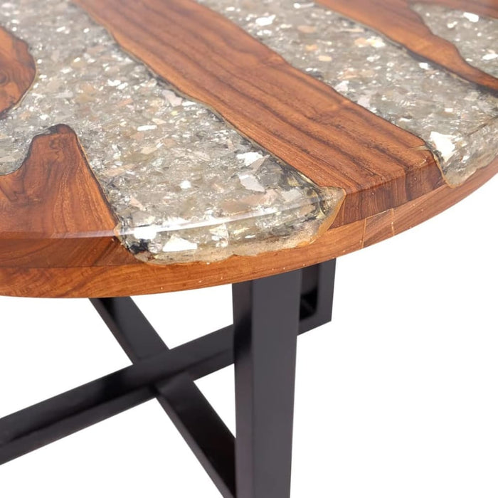Coffee Table Teak Resin 60 Cm Xatall