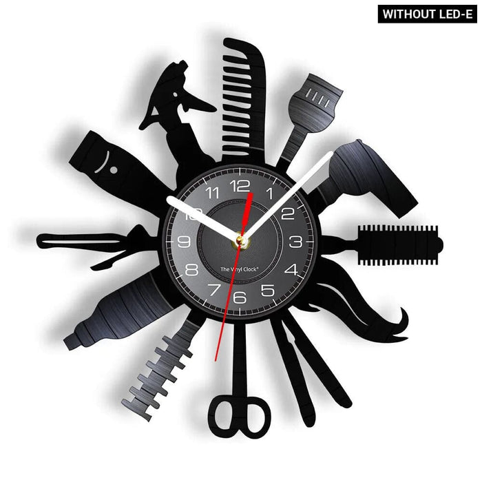 Colour Changing Hair Salon Clock