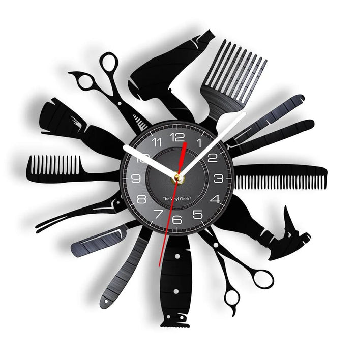 Colour Changing Hair Salon Clock