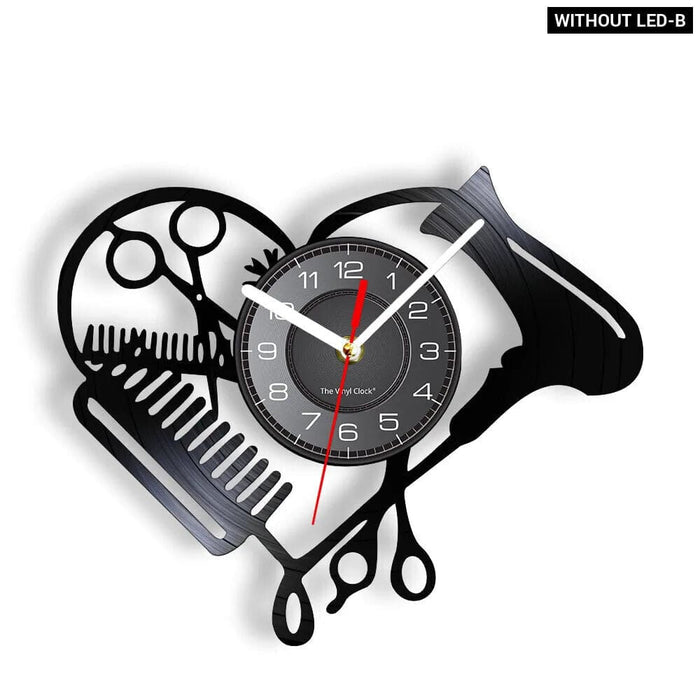 Colour Changing Hair Salon Clock