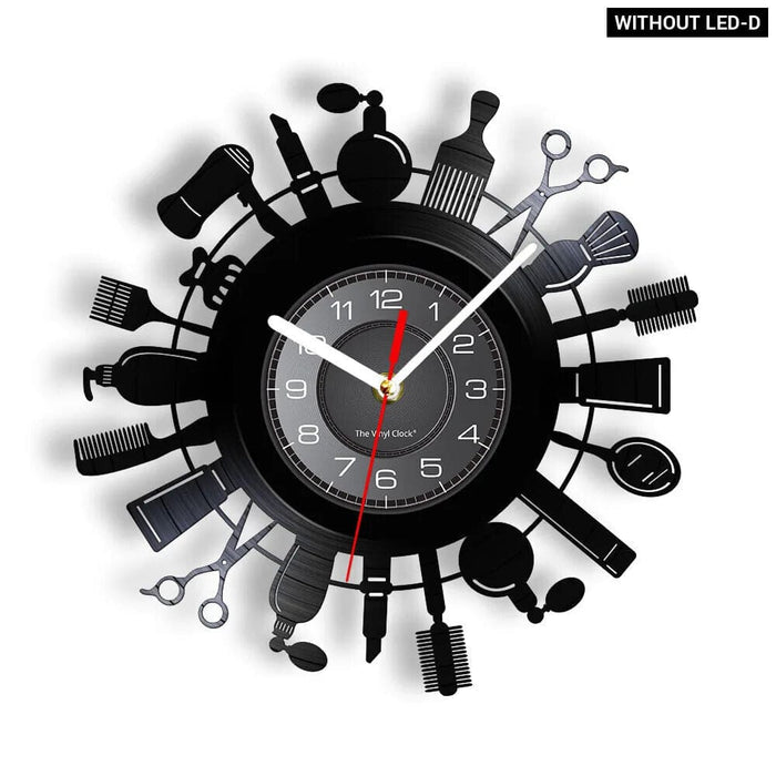 Colour Changing Hair Salon Clock