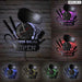 Colour Changing Hair Salon Clock