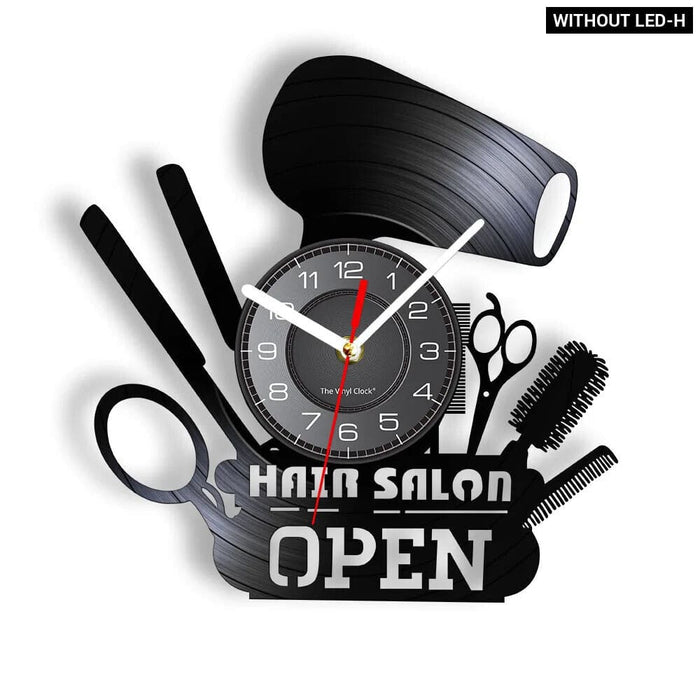 Colour Changing Hair Salon Clock