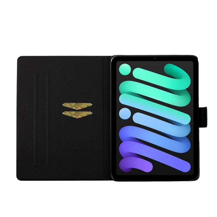 Coloured Drawing Pattern Flip Leather Smart Tablet Case