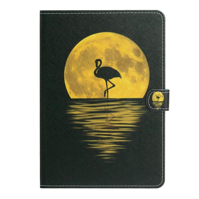 Coloured Drawing Pattern Flip Leather Smart Tablet Case