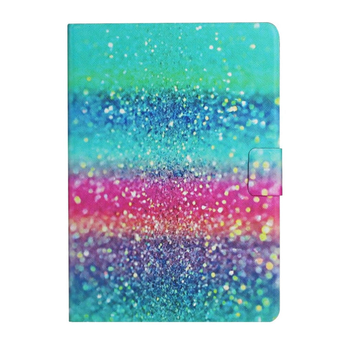 Coloured Drawing Pattern Flip Leather Smart Tablet Case