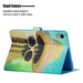 Coloured Drawing Pattern Flip Leather Smart Tablet Case