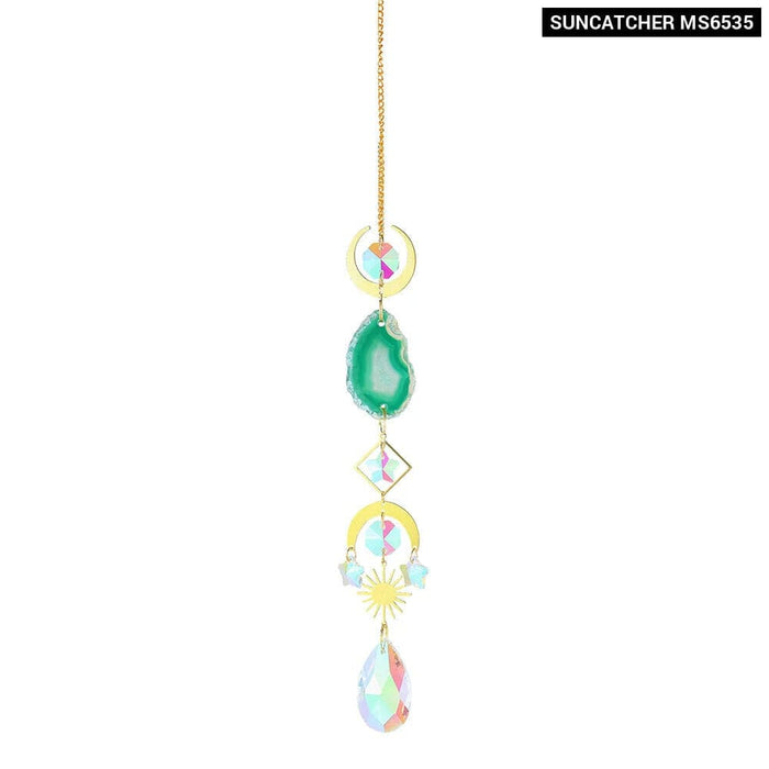 Colourful Agate Sun Catcher for Garden or Home