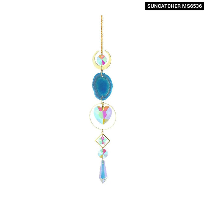 Colourful Agate Sun Catcher for Garden or Home
