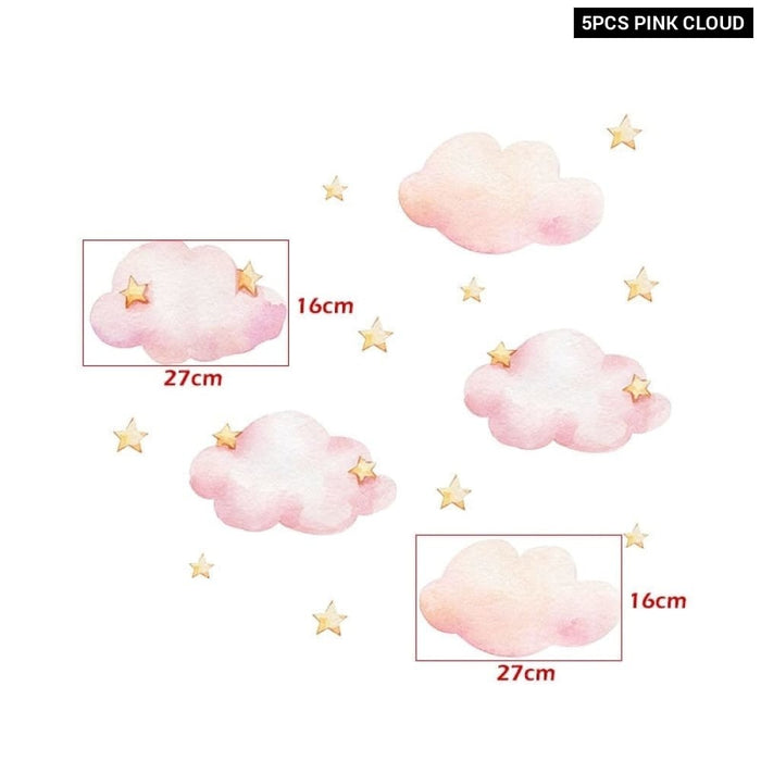 Colourful Balloons with Bunnies Wall Stickers for Kids Room