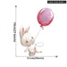 Colourful Balloons With Bunnies Wall Stickers For Kids Room