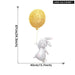 Colourful Balloons with Bunnies Wall Stickers for Kids Room