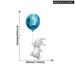 Colourful Balloons with Bunnies Wall Stickers for Kids Room