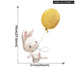 Colourful Balloons with Bunnies Wall Stickers for Kids Room