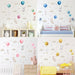 Colourful Balloons with Bunnies Wall Stickers for Kids Room