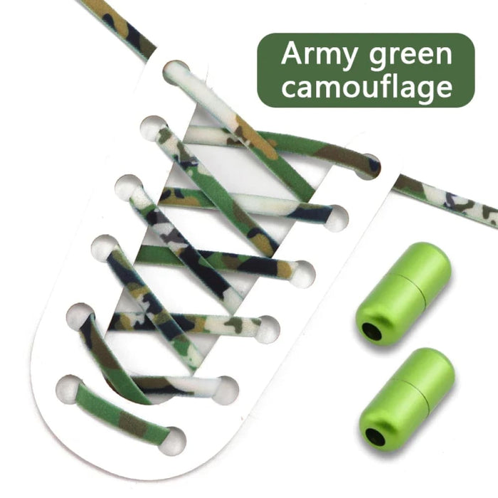 Colourful Elastic Sneakers no Tie Running Round Tennis Shoe