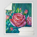 Colourful Roses Sherpa Throw Blanket 3d Printed Flowers