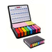 Colourful Sticker Set With Leather Box Calendar