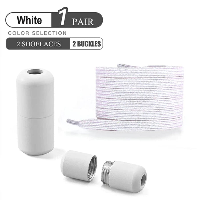 Colourful no Tie Shoelaces with Buckle