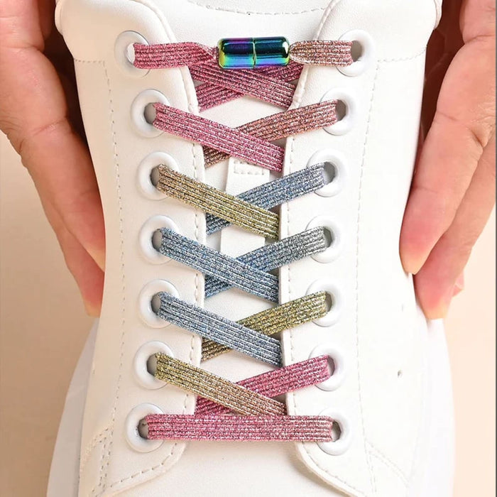 Colourful no Tie Shoelaces with Buckle