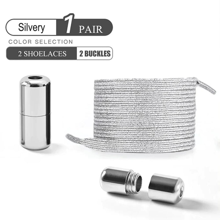 Colourful no Tie Shoelaces with Buckle